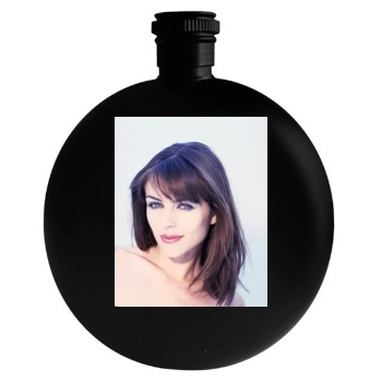 Elizabeth Hurley Round Flask