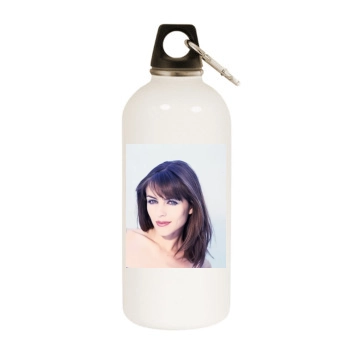 Elizabeth Hurley White Water Bottle With Carabiner