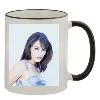 Elizabeth Hurley 11oz Colored Rim & Handle Mug