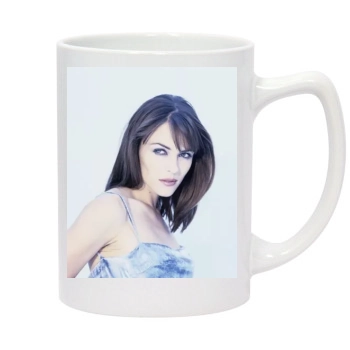 Elizabeth Hurley 14oz White Statesman Mug