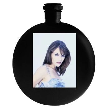 Elizabeth Hurley Round Flask