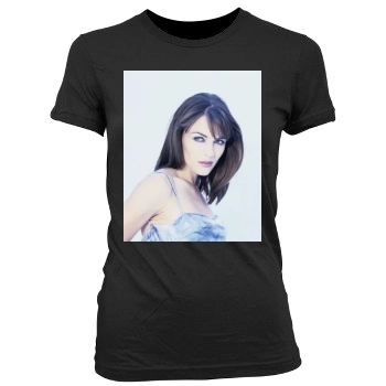 Elizabeth Hurley Women's Junior Cut Crewneck T-Shirt