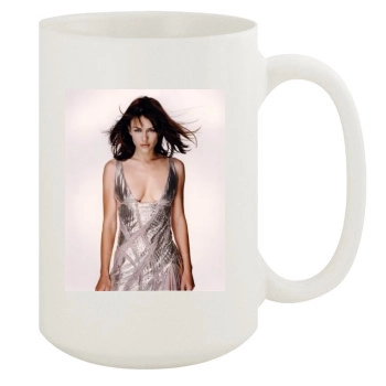 Elizabeth Hurley 15oz White Mug