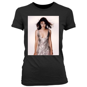 Elizabeth Hurley Women's Junior Cut Crewneck T-Shirt