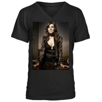 Elizabeth Hurley Men's V-Neck T-Shirt