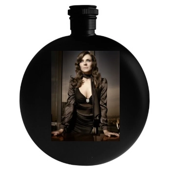 Elizabeth Hurley Round Flask