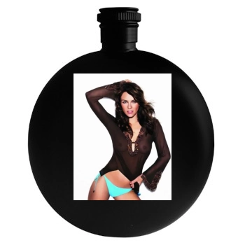 Elizabeth Hurley Round Flask