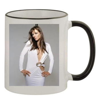 Elizabeth Hurley 11oz Colored Rim & Handle Mug