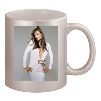 Elizabeth Hurley 11oz Metallic Silver Mug