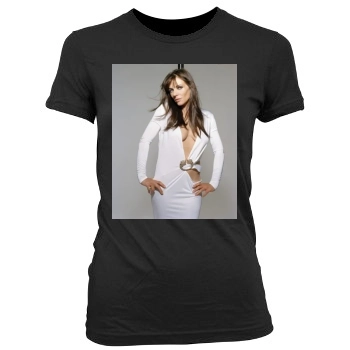 Elizabeth Hurley Women's Junior Cut Crewneck T-Shirt