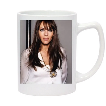 Elizabeth Hurley 14oz White Statesman Mug