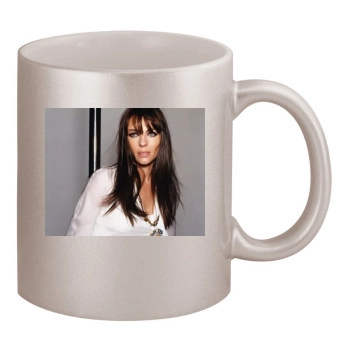 Elizabeth Hurley 11oz Metallic Silver Mug