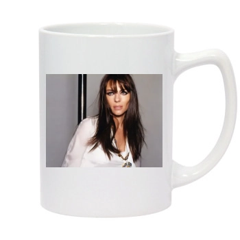 Elizabeth Hurley 14oz White Statesman Mug