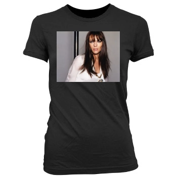 Elizabeth Hurley Women's Junior Cut Crewneck T-Shirt