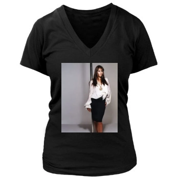 Elizabeth Hurley Women's Deep V-Neck TShirt