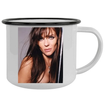 Elizabeth Hurley Camping Mug