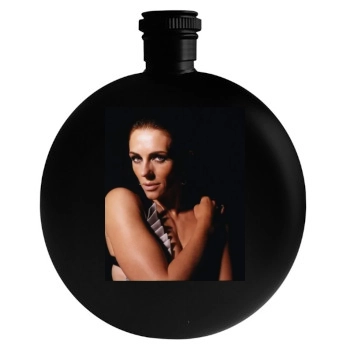 Elizabeth Hurley Round Flask