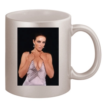 Elizabeth Hurley 11oz Metallic Silver Mug