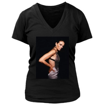 Elizabeth Hurley Women's Deep V-Neck TShirt