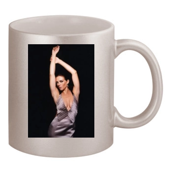 Elizabeth Hurley 11oz Metallic Silver Mug