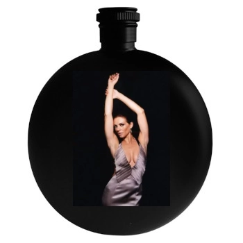 Elizabeth Hurley Round Flask