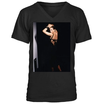 Elizabeth Hurley Men's V-Neck T-Shirt