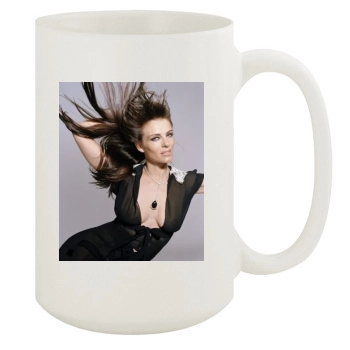 Elizabeth Hurley 15oz White Mug