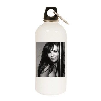 Elizabeth Hurley White Water Bottle With Carabiner