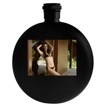 Elizabeth Hurley Round Flask