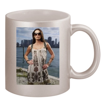 Gabrielle Anwar 11oz Metallic Silver Mug