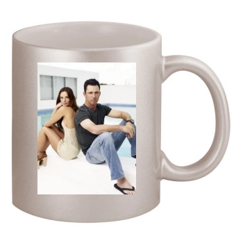 Gabrielle Anwar 11oz Metallic Silver Mug