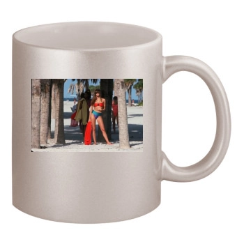 Elle MacPherson 11oz Metallic Silver Mug