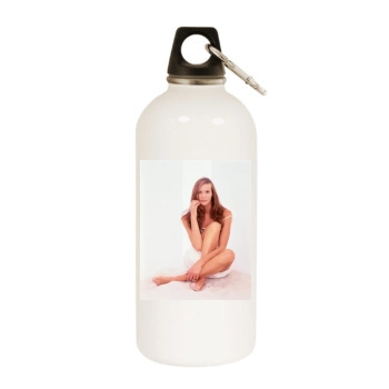 Elle MacPherson White Water Bottle With Carabiner