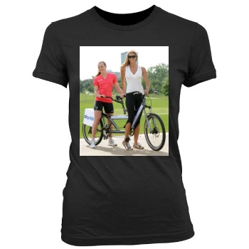 Elle MacPherson Women's Junior Cut Crewneck T-Shirt