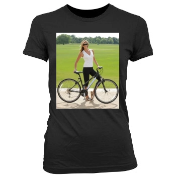 Elle MacPherson Women's Junior Cut Crewneck T-Shirt