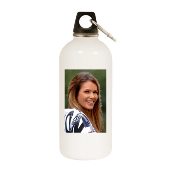 Elle MacPherson White Water Bottle With Carabiner