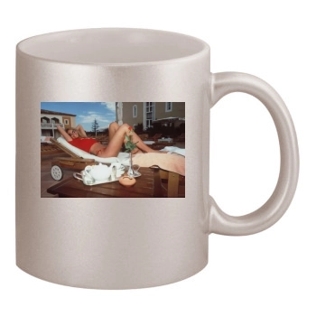 Elle MacPherson 11oz Metallic Silver Mug