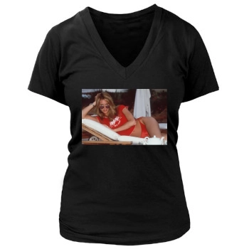 Elle MacPherson Women's Deep V-Neck TShirt