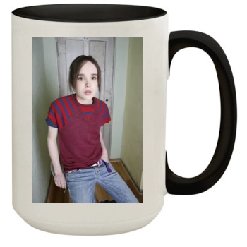 Ellen Page 15oz Colored Inner & Handle Mug