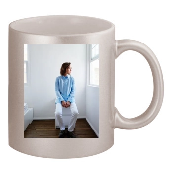 Ellen Page 11oz Metallic Silver Mug