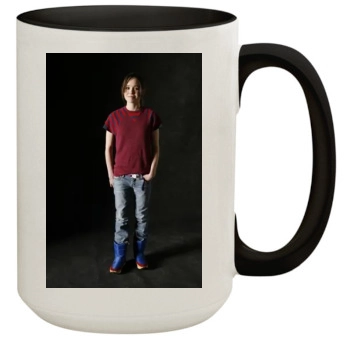 Ellen Page 15oz Colored Inner & Handle Mug