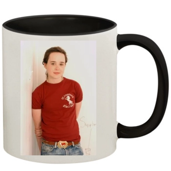 Ellen Page 11oz Colored Inner & Handle Mug