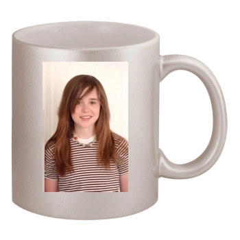 Ellen Page 11oz Metallic Silver Mug