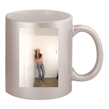 Ellen Page 11oz Metallic Silver Mug