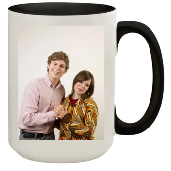 Ellen Page 15oz Colored Inner & Handle Mug