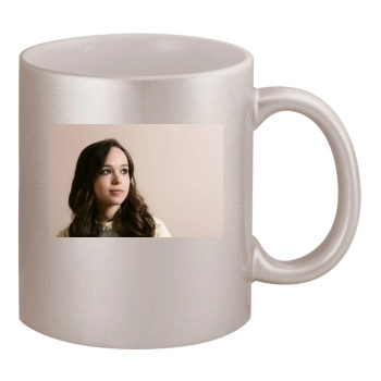 Ellen Page 11oz Metallic Silver Mug