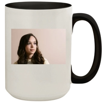 Ellen Page 15oz Colored Inner & Handle Mug