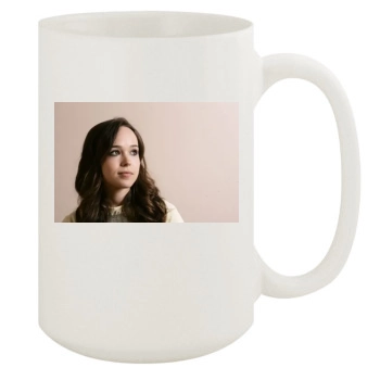 Ellen Page 15oz White Mug