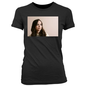 Ellen Page Women's Junior Cut Crewneck T-Shirt