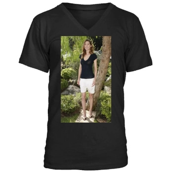 Ellen Pompeo Men's V-Neck T-Shirt